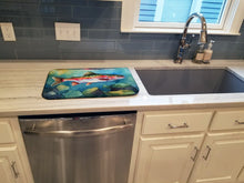 Load image into Gallery viewer, Rainbow Trout Dish Drying Mat