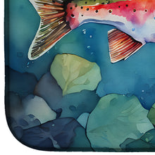 Load image into Gallery viewer, Rainbow Trout Dish Drying Mat