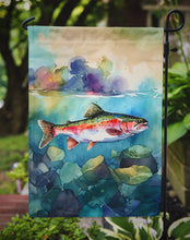 Load image into Gallery viewer, Rainbow Trout Garden Flag – Outdoor Decorative Yard Flag