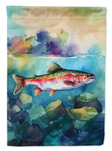 Load image into Gallery viewer, Rainbow Trout Garden Flag – Outdoor Decorative Yard Flag