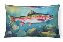 Load image into Gallery viewer, Rainbow Trout Throw Pillow