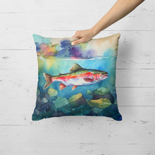Load image into Gallery viewer, Rainbow Trout Throw Pillow