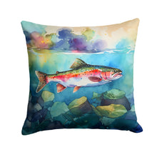 Load image into Gallery viewer, Rainbow Trout Throw Pillow