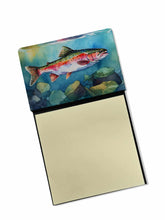 Load image into Gallery viewer, Rainbow Trout Sticky Note Holder- Refiilable Desk Accessory Note Pad