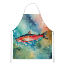 Load image into Gallery viewer, Salmon Apron – Artist-Designed Kitchen, BBQ &amp; Craft Apron