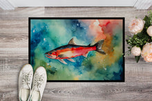 Load image into Gallery viewer, Salmon Doormat - Large 24x36 – Indoor/Outdoor Floor Mat with Artistic Flair