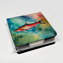 Load image into Gallery viewer, Salmon PU Leather Note Paper Holder