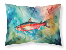 Load image into Gallery viewer, Salmon Standard Pillowcase – Artistic Decorative Front, White Back