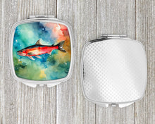Load image into Gallery viewer, Salmon Compact Mirror – Stylish Purse Mirror with Artistic Covers