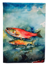 Load image into Gallery viewer, Salmon Garden Flag – Outdoor Decorative Yard Flag