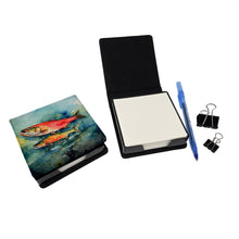 Load image into Gallery viewer, Salmon PU Leather Note Paper Holder