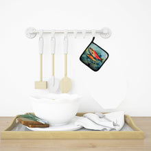 Load image into Gallery viewer, Salmon Pot Holders - Set of 2 Decorative Kitchen Helpers | Made in the USA