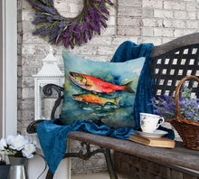 Load image into Gallery viewer, Salmon Throw Pillow