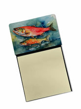 Load image into Gallery viewer, Salmon Sticky Note Holder- Refiilable Desk Accessory Note Pad