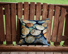 Load image into Gallery viewer, Sand Dollars Throw Pillow - 14x14 Decorative Pillow – Art for Your Home &amp; Patio