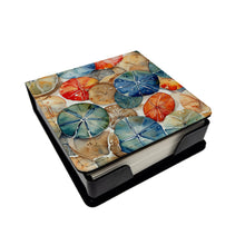 Load image into Gallery viewer, Sand Dollars PU Leather Note Paper Holder