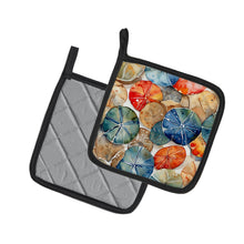 Load image into Gallery viewer, Sand Dollars Pot Holders - Set of 2 Decorative Kitchen Helpers | Made in the USA
