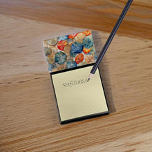 Load image into Gallery viewer, Sand Dollars Sticky Note Holder- Refiilable Desk Accessory Note Pad