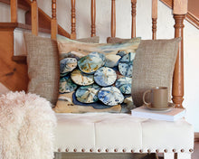 Load image into Gallery viewer, Sand Dollars Throw Pillow - 14x14 Decorative Pillow – Art for Your Home &amp; Patio