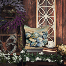 Load image into Gallery viewer, Sand Dollars Throw Pillow - 14x14 Decorative Pillow – Art for Your Home &amp; Patio