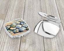 Load image into Gallery viewer, Sand Dollars Compact Mirror – Stylish Purse Mirror with Artistic Covers
