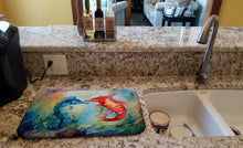 Load image into Gallery viewer, Seahorses Dish Drying Mat