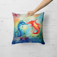 Load image into Gallery viewer, Seahorses Throw Pillow