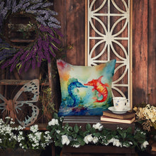 Load image into Gallery viewer, Seahorses Throw Pillow