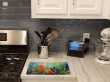 Load image into Gallery viewer, Seaweed Glass Cutting Boards – Durable, Decorative Kitchen Art Large
