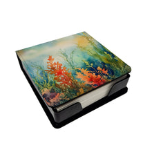 Load image into Gallery viewer, Seaweed PU Leather Note Paper Holder