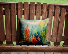 Load image into Gallery viewer, Seaweed Throw Pillow - 14x14 Decorative Pillow – Art for Your Home &amp; Patio