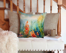Load image into Gallery viewer, Seaweed Throw Pillow - 14x14 Decorative Pillow – Art for Your Home &amp; Patio