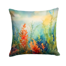 Load image into Gallery viewer, Seaweed Throw Pillow - 14x14 Decorative Pillow – Art for Your Home &amp; Patio
