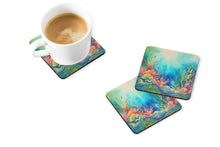 Load image into Gallery viewer, Seaweed Coasters - Set of 4 Lightweight Foam, Absorbent Drink Coasters