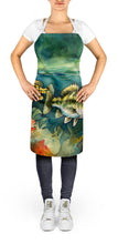 Load image into Gallery viewer, Smallmouth Bass Apron – Artist-Designed Kitchen, BBQ &amp; Craft Apron