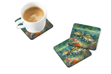 Load image into Gallery viewer, Smallmouth Bass Coasters - Set of 4 Lightweight Foam, Absorbent Drink Coasters
