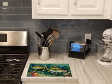 Load image into Gallery viewer, Smallmouth Bass Glass Cutting Boards – Durable, Decorative Kitchen Art Large