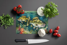 Load image into Gallery viewer, Smallmouth Bass Glass Cutting Boards – Durable, Decorative Kitchen Art Large