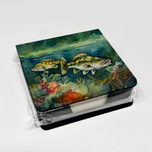 Load image into Gallery viewer, Smallmouth Bass PU Leather Note Paper Holder