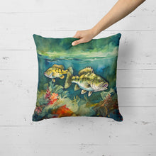Load image into Gallery viewer, Smallmouth Bass Throw Pillow