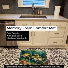 Load image into Gallery viewer, Smallmouth Bass Memory Foam Kitchen Mat DAC2826RUG