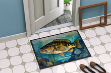 Load image into Gallery viewer, Smallmouth Bass Doormat - Large 24x36 – Indoor/Outdoor Floor Mat with Artistic Flair
