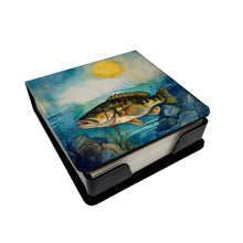 Load image into Gallery viewer, Smallmouth Bass PU Leather Note Paper Holder