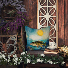 Load image into Gallery viewer, Smallmouth Bass Throw Pillow