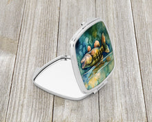 Load image into Gallery viewer, Smallmouth Bass Compact Mirror – Stylish Purse Mirror with Artistic Covers