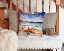 Load image into Gallery viewer, Starfish Throw Pillow - 14x14 Decorative Pillow – Art for Your Home &amp; Patio