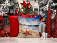 Load image into Gallery viewer, Starfish Throw Pillow - 14x14 Decorative Pillow – Art for Your Home &amp; Patio