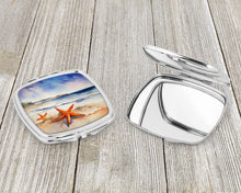 Load image into Gallery viewer, Starfish Compact Mirror – Stylish Purse Mirror with Artistic Covers
