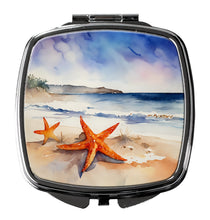 Load image into Gallery viewer, Starfish Compact Mirror – Stylish Purse Mirror with Artistic Covers