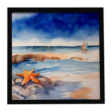 Load image into Gallery viewer, Starfish Framed Metal Print